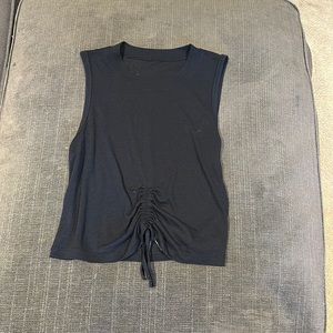 Black lululemon cropped tank top!! Not sold anymore. Super cute!